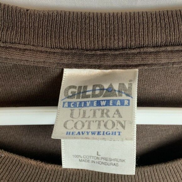 Vintage Banff Canada Maple Leaf Brown T-Shirt Men’s Size Large - Picture 3 of 4